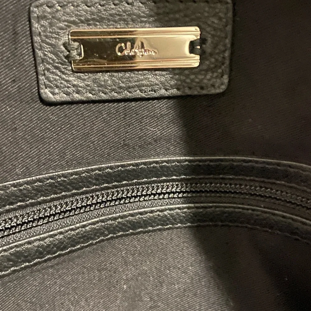 Cole Haan Black Leather Men's Duffle Bag